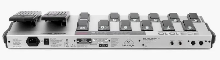 Behringer FCB1010, panel sterowania z bliska