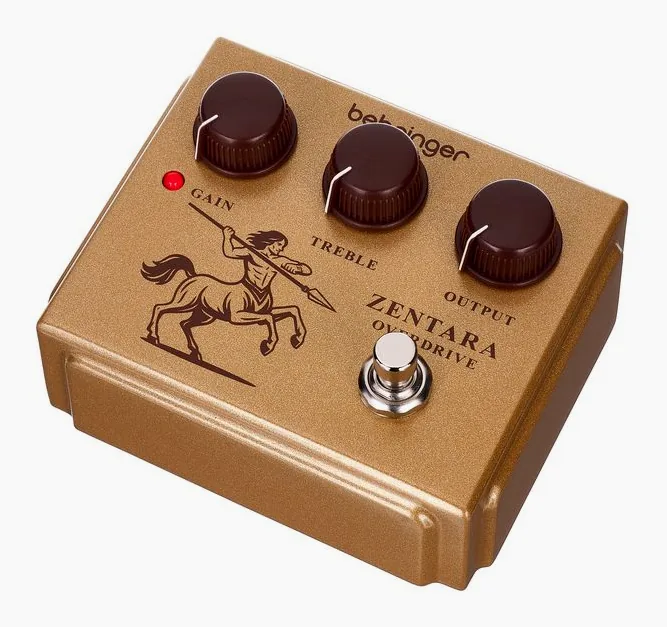 Behringer Zentara Overdrive, grafika panelu górnego