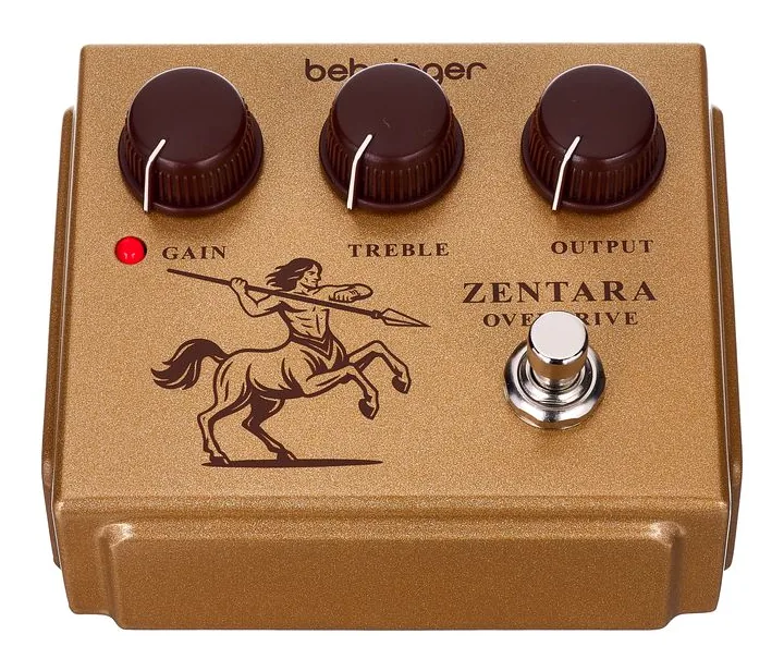 Behringer Zentara Overdrive, gałki widziane z góry