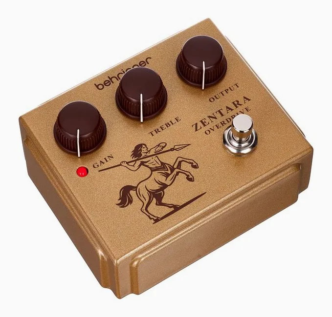 Behringer Zentara Overdrive, grafika panelu górnego