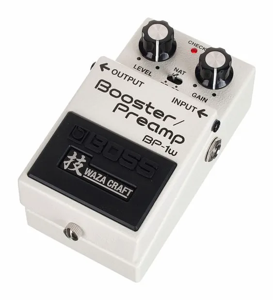 Boss BP-1W Booster/Preamp z bliska od przodu