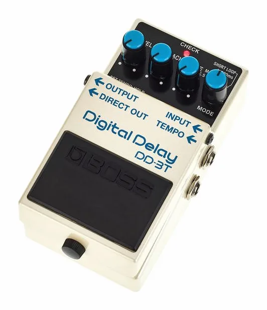 Boss DD-3T Digital Delay, grafika panelu górnego