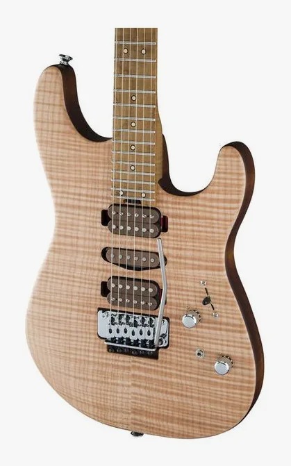 Charvel Guthrie Govan HSH Flame Maple, tył korpusu