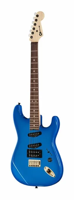 Charvel Jake E Lee PM SD1 HSS BLB widziana od przodu