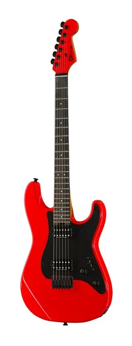 Charvel PM PLUS SRS SC1 HH HT EB FR ujęta od przodu na neutralnym tle