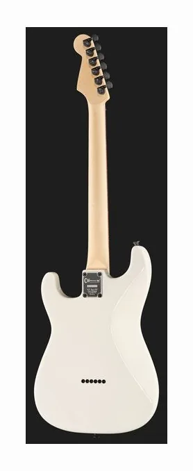 Charvel PM SC1 SRS HH FR MN Black ujęta od przodu na neutralnym tle