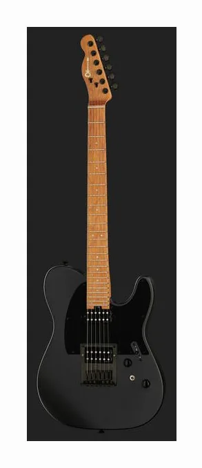 Charvel Pro-Mod SC ST2 HH HT Sat.Black, profil boczny korpusu
