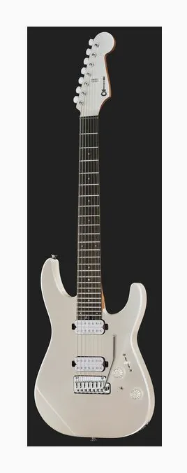 Charvel Pro Mod Plus DK24-7 CLSTL SLK, korpus i lakier z bliska