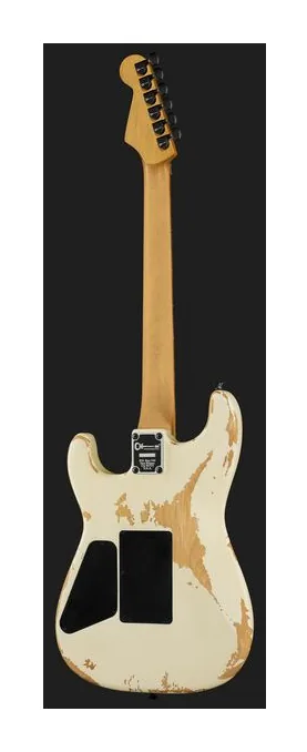 Charvel Pro Mod REL SRS SD1 HH WWH, główka z kluczami i logo