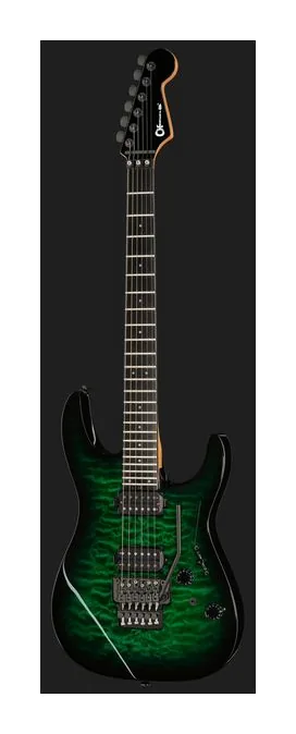 Charvel Pro-Mod Plus DK24 HH FR QM CEM, przełącznik przetworników i gniazdo wyjściowe