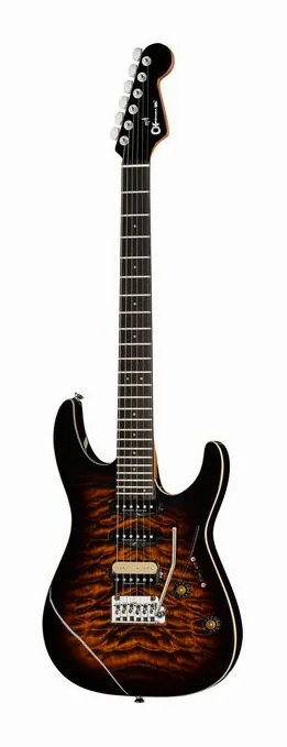 Charvel Pro-Mod Plus DK24 HSS QM ATE z bliska od przodu