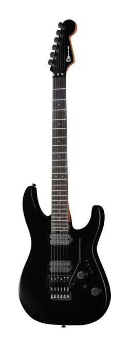 Charvel Pro-Mod Plus DK24 HH FR SBK z bliska od przodu