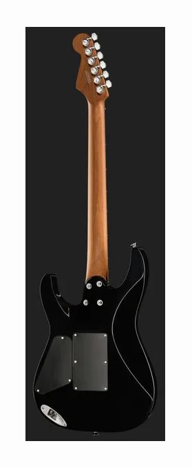 Charvel Pro Mod Plus DK24 RVEN BLK, główka z kluczami i logo