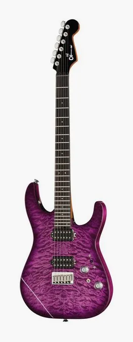 Charvel Pro Mod Plus DK24 VRAD ujęta od przodu na neutralnym tle