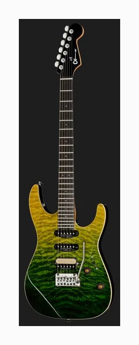 Charvel Pro-Mod Plus DK24 HSS QM ZF, przełącznik przetworników i gniazdo wyjściowe
