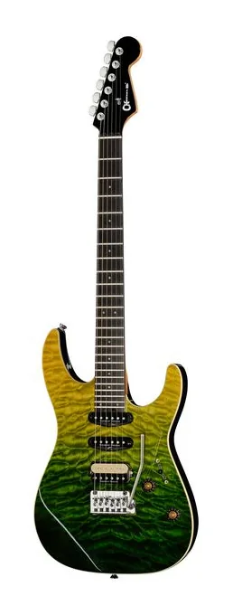 Charvel Pro-Mod Plus DK24 HSS QM ZF widziana od przodu