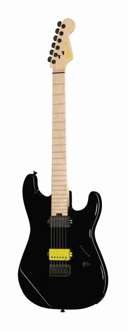 Charvel Sean Long San Dimas HH Black z bliska od przodu