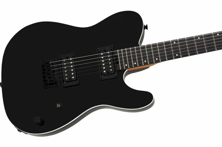 Charvel Standard SD2 HH HT GBLK, przełącznik przetworników i gniazdo wyjściowe