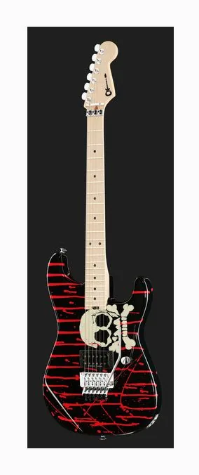 Charvel Warren DeMartini Signature, gryf i podstrunnica z boku