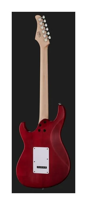 Cort G110 Open Pore Black Cherry, główka z kluczami i logo