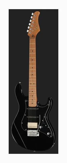 Cort G250 SE Black, główka z kluczami i logo