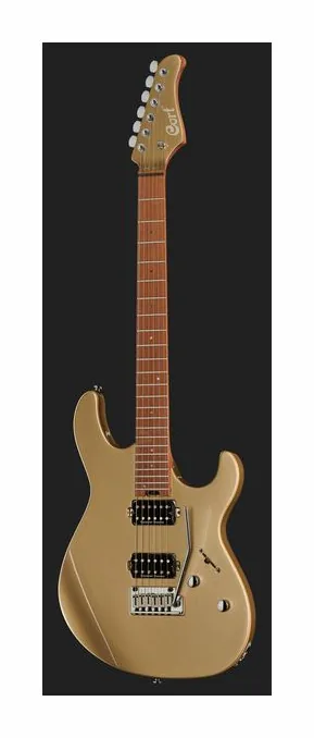 Cort G300 PRO Metallic Gold, korpus i lakier z bliska