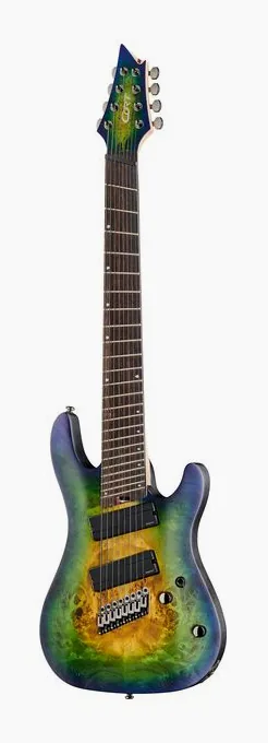 Cort KX508MS II Marina Blue Burst z bliska od przodu