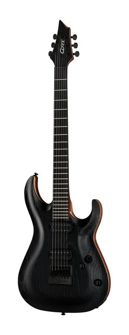 Cort KX700 Evertune Open Pore Black sfotografowana frontalnie