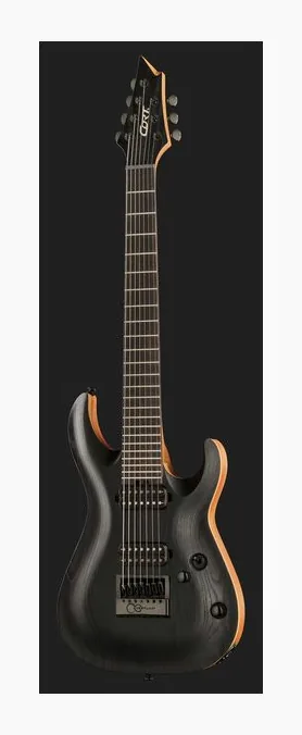 Cort KX707 Evertune Open Pore Black, mostek i klucze strojcze