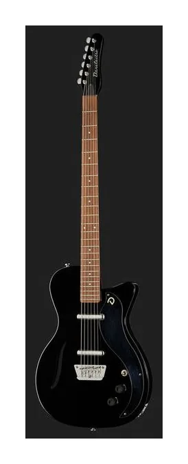 Danelectro 56 Vintage Baritone Black, gryf i podstrunnica z boku