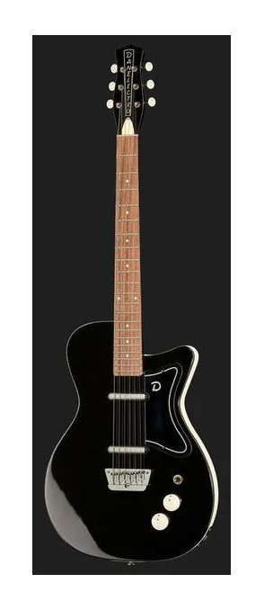 Danelectro 57 Limo Black, linie korpusu z góry