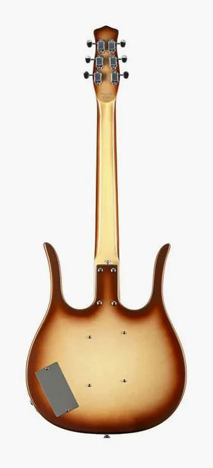 Danelectro 58 Longhorn CB, główka z kluczami i logo