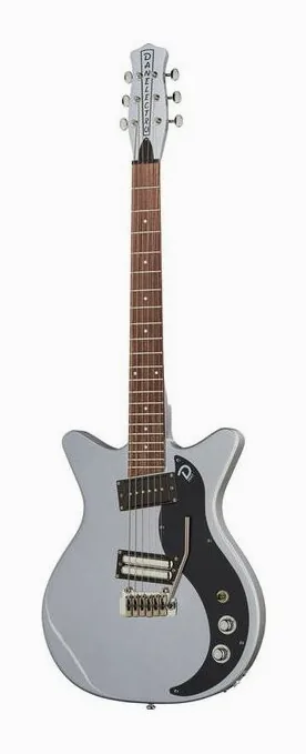 Danelectro 59 XT Silver widziana od przodu