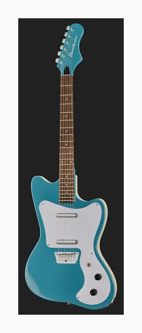Danelectro 67 Aqua, przełącznik przetworników i gniazdo wyjściowe
