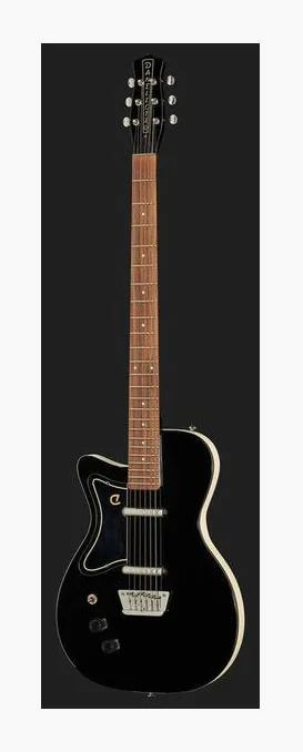 Danelectro Baritone BL LH, przełącznik przetworników i gniazdo wyjściowe