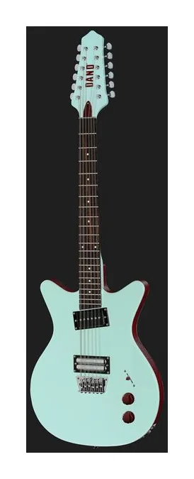 Danelectro Dan O. Cool 12 String Aqua, gryf i podstrunnica z boku