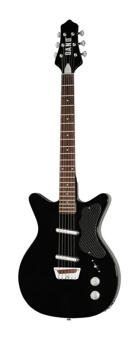 Danelectro Dan O. Cool Black z bliska od przodu