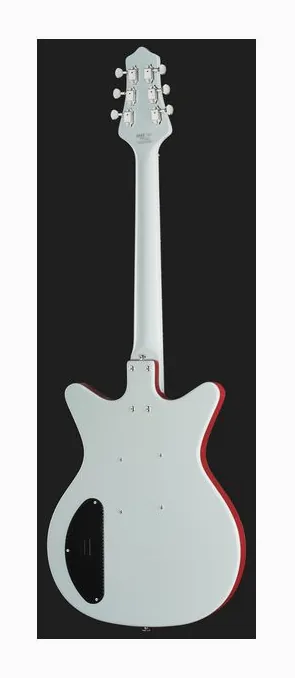 Danelectro Dan O. Cool Aqua, linie korpusu z góry