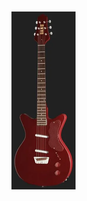 Danelectro Dan O. Cool Maroon, przełącznik przetworników i gniazdo wyjściowe