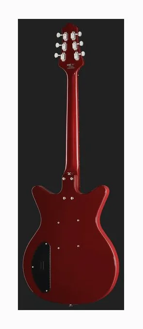 Danelectro Dan O. Cool Maroon, przetworniki i gałki regulacji
