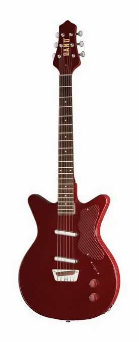 Danelectro Dan O. Cool Maroon widziana od przodu