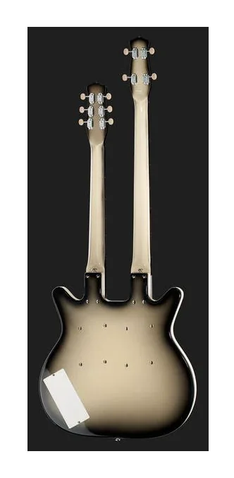 Danelectro DB604 Black Burst, przetworniki i gałki regulacji