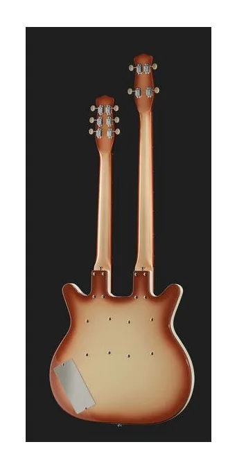Danelectro DB604 Copper Burst, tył korpusu
