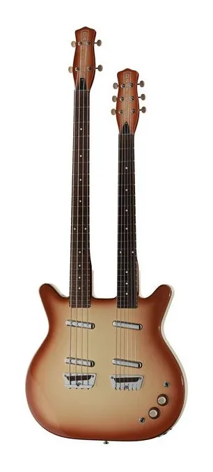 Danelectro DB604 Copper Burst widziana od przodu