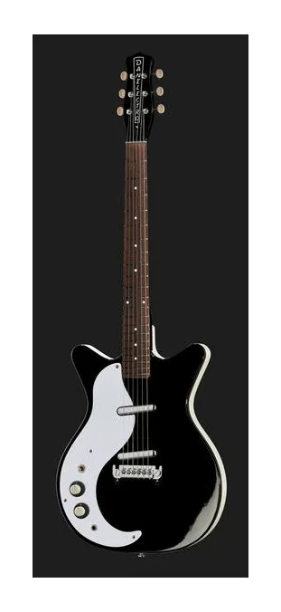Danelectro DE 59M LH NOS+ Black, gryf i podstrunnica z boku