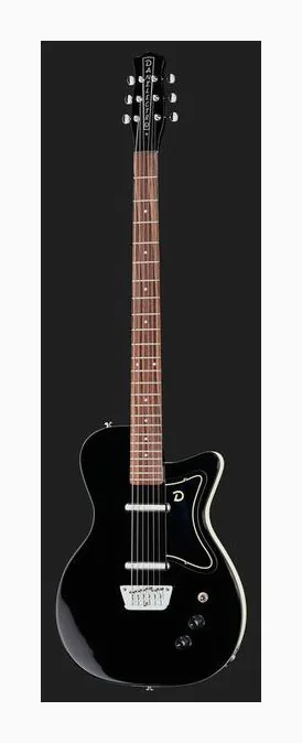 Danelectro DE56 Baritone Guitar BK, przetworniki i gałki regulacji