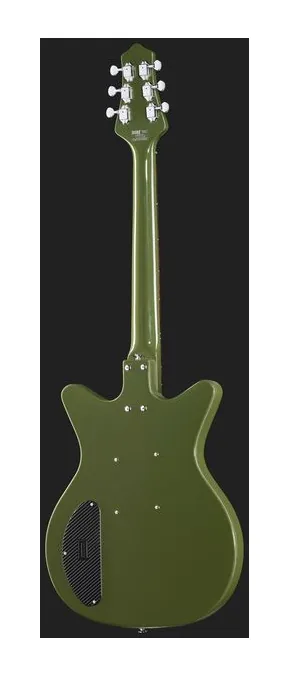 Danelectro Golden 1950's Green, gryf i podstrunnica z boku