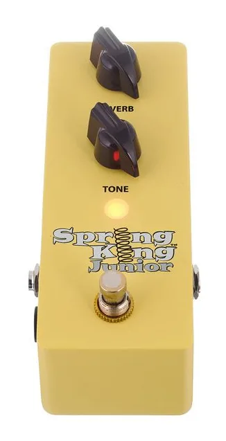 Danelectro SKJ-1 Spring King Junior, footswitch z bliska