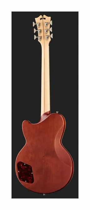 DAngelico Deluxe Atlantic Matte Walnut, profil boczny korpusu
