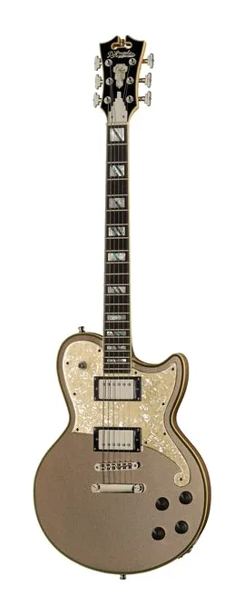 DAngelico Deluxe Atlantic Desert Gold z bliska od przodu